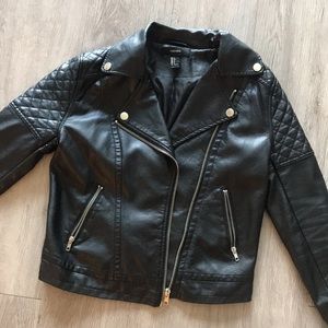 Faux Leather Jacket